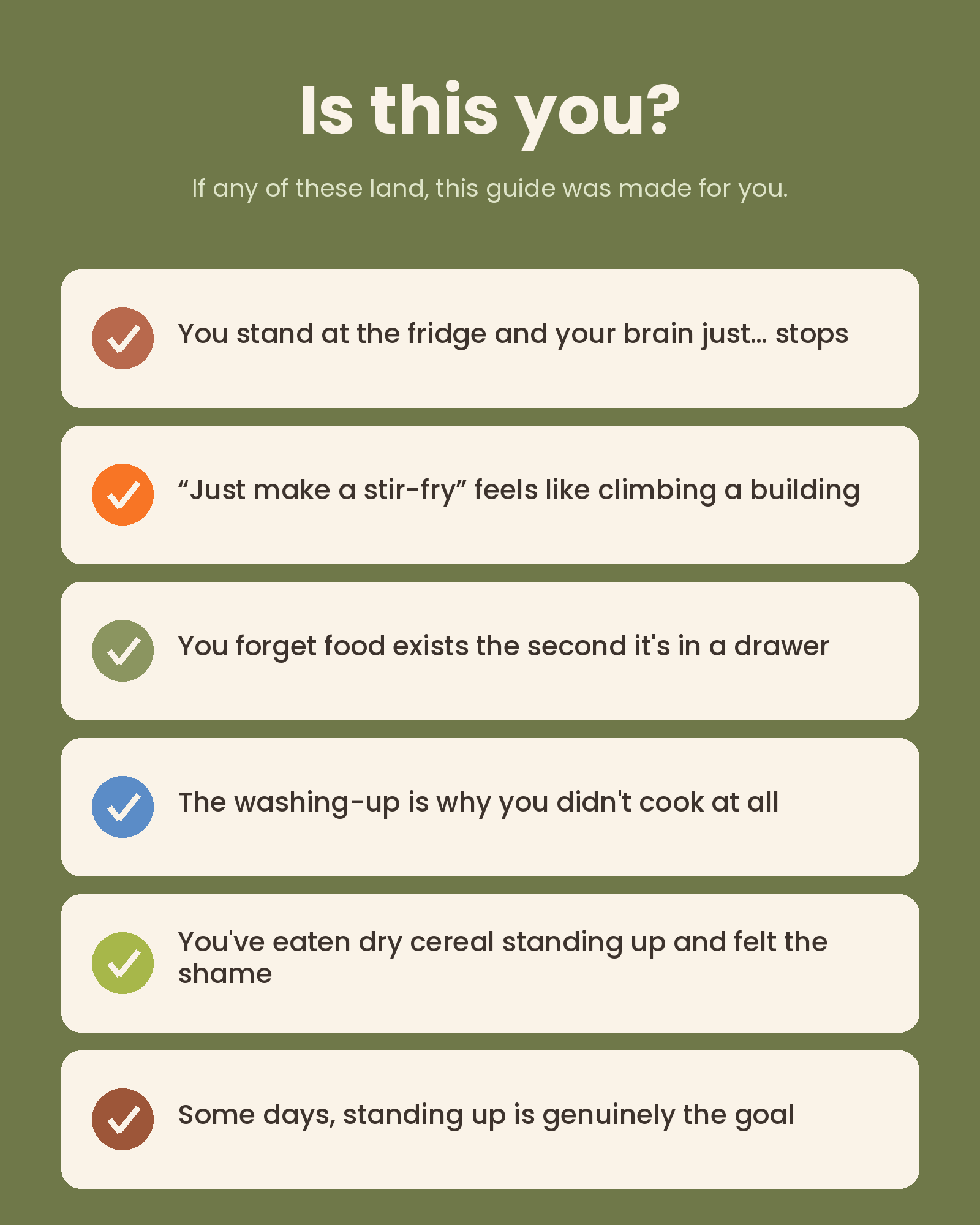 Is this you? Six self-identify statements for ADHD and autistic eaters